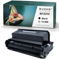 Evoke Toner-Kompatibilkartusche für den HP-Drucker W1331 331X, Schwarz, 15.000 Seiten, kompatibel mit LJ 408dn, PRO 408dn und MFP 432fdn