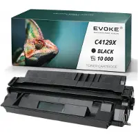 Evoke Toner-Kompatibilkartusche für den HP-Drucker C4129X C4129X, Schwarz, 10.000 Seiten, kompatibel mit 5000DN und 5100DN