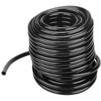 OEM Flexibler PVC Gartenhose 50 Meter - Druppelirrigationsystem - Schwarz - Dauerhaft und Alterungsbeständig - Automatischer Gartensprinkler - 50 Meter lang