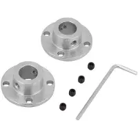 OEM Motoras Koppeling Stift - Flenskoppeling aus Gegalvanisiertem Stahl - 12mm Innendurchmesser / 18mm Außendurchmesser - 2 Stück - Korrosionsbeständig