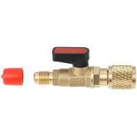 OEM Handmatige Sicherheitsventil für R32/R410A - 1/4 ACME F - 5/16 SAE M - Hoher Qualität Messinglegering - Tiefer Kartelbau