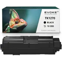 Evoke Toner-Kompatibilkartusche für den Kyocera-Drucker TK1270 1T0C140NL0, Schwarz, 10.000 Seiten, kompatibel mit ECOSYS MA4000fx, MA4000wfx und MA4000x