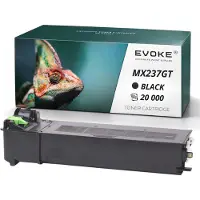 Evoke Toner-Kompatibilkartusche für den Sharp-Drucker MX-237GT MX237GT, Schwarz, 20.000 Seiten, kompatibel mit AR-6020