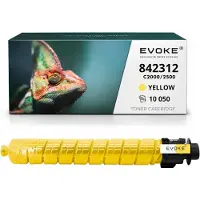 Evoke Toner-Kompatibilkartusche für den Ricoh-Drucker C2000/2500Y 842312, Gelb, 10.500 Seiten, kompatibel mit IM C2000 und C2000A