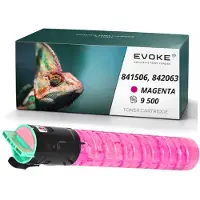 Evoke Toner-Kompatibilkartusche für den Ricoh-Drucker MPC-2051, 2551M, 841506, 842063, Magenta, 9.500 Seiten, kompatibel mit Aficio 2051, 2551, C2051