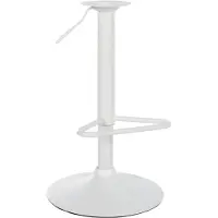BellaFurn Ersatz-Barhockergestell 10 x 10 cm | Farbe: Weiß | Abmessungen: 39x39x57 cm