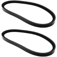 OEM Gummireifenpaar - 600 mm Länge - 13 mm Breite - für Belle MiniMix 140/150 - Gummi/Stoff - Rillenreif - Reifen