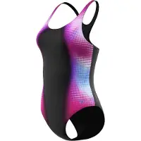 Speedo - Women's Print Medalist Swimsuit - Badeanzug Gr 36 blau