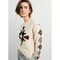 Pepe Jeans Strickpullover "AUDREY" mit betonter Schulterpartie, Rundhals