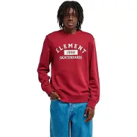 Element Sweatshirt "Home Team", Herren, Gr. M, zinfandel, Obermaterial: 55% Baumwolle, 25% Baumwolle, 20% Polyester., Sweatshirts Sweatshirt