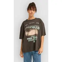 Billabong Oversize-Shirt "Take A Tour", Damen, Gr. XS, braun (off schwarz), Obermaterial: 100% Baumwolle., Shirts Oversize-Shirt