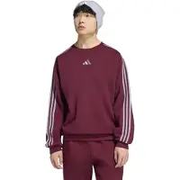 Adidas - Essentials 3-Stripes Fleece Sweatshirt - Pullover Gr S rot