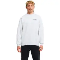 Billabong Sweatshirt "Foundation", Herren, Gr. L, weiß (light grau heather), Obermaterial: 55% Baumwolle, 25% Baumwolle, 20% Polyester., Sweatshirts Sweatshirt