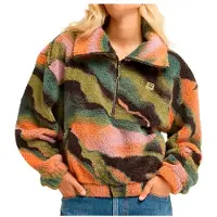 Billabong - Women's Barra Half Zip - Fleecepullover Gr XL bunt