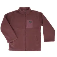 Maximo - Kid's Fleece Jacke m. Taschen - Fleecejacke Gr 98/104 lila