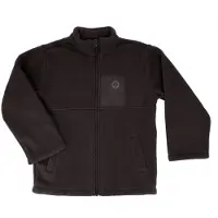 Maximo - Kid's Fleece Jacke m. Taschen - Fleecejacke Gr 98/104 schwarz