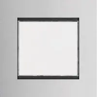 Hager REN707X LED-Info Modul hinterleuchtet, 76x76 mm, EB Edelstahl modesta/modular