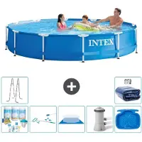 Intex Frame Pool Rund - 366x76 cm - 8-teilig S20446