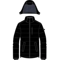 CMP MAN Padded Jacket Zip Hood nero (U901) 52