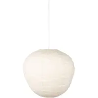 Zuiver Pendelleuchte Cocoon L in Creme mit Bouclé-Schirm 59x59x45 cm
