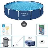 Bestway Steel Pro Rund - 396x84 cm - 5-teilig S305