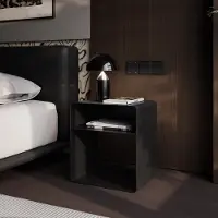Idohome NACHTSCHRANK LANA 45/35/50 cm Schwarz