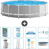 Intex Prism Frame Pool Rund - 457x122 cm - 7-teilig S542