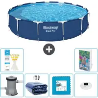 Bestway Steel Pro Rund - 396x84 cm - 5-teilig S326