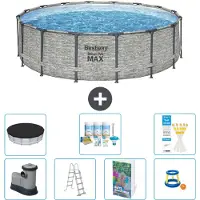 Bestway Steel Pro MAX Rund - 488x122 cm - 6-teilig S548