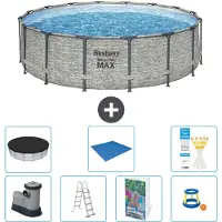 Bestway Steel Pro MAX Rund - 488x122 cm - 6-teilig S568