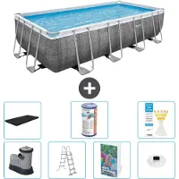 Bestway Power Steel Rechteckig - 549x274x122 cm - 6-teilig S622