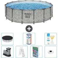 Bestway Steel Pro MAX Rund - 488x122 cm - 6-teilig S622