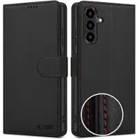 Tech-Protect Geldbörsenhülle für das Galaxy A57 5G, Schwarz/Rot