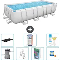 Bestway Power Steel Rechteckig - 488x244x122 cm - 6-teilig S541