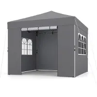 KOMFOTTEU Wetterfester Faltpavillon 3x3 m, Gartenzelt für Garten