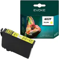 Evoke kompatible Tinte für Epson 603XL 603 XL C13T03A44010 Gelb 12 ml 1050 Seiten Expression Home XP-2100 2105 2150 2155 3100 3150 3155 4100 4105; WorkForce WF-2810DWF 2830DWF 2835DWF 2850DWF