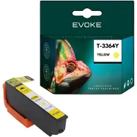 Evoke kompatible Tinte für Epson 33XL T3364 Gelb 13 ml 940 Seiten Expression Premium XP-530 540 630 635 640 645 830 900 7100