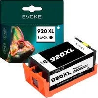 Evoke kompatible Tinte für HP 920XL HP920 CD975AE Schwarz 55 ml 1340 Seiten OfficeJet 6000 6000 Wireless 6500 6500A 6500A Plus 6500 Wireless 7000 7500A 7500A Wireless