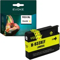 Evoke kompatible Tinte für HP 933XL HP933 CN056AE Gelb 13 ml 1260 Seiten OfficeJet 6100 6600 6700 Premium 7110 7510 7600 7610 7612