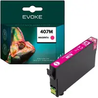 Evoke kompatible Tinte für Epson 407XL 407L T07U3 Magenta 26 ml 1290 Seiten WorkForce Pro WF-4745DTWF