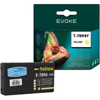 Evoke kompatible Tinte für Epson C13T789440 T7894 Gelb 36 ml 4210 Seiten WorkForce Pro WF-5110DW 5190DW 5620DWF 5690DWF