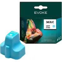 Evoke kompatible Tinte für HP 363 HP363 C8774EE Hellcyan 11 ml 700 Seiten PhotoSmart 3210 3310 8250 C5180 6180 6280 7180 7280 8180 D6160 7160 7260 7360 7460