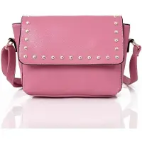 HARAHU Frey Handtasche Rosa - Elegante Damenhandtasche mit Goldakzenten KP6037