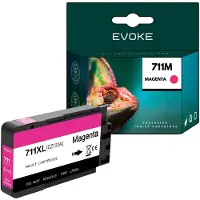 Evoke kompatible Tinte für HP 711 HP711 CZ131A Magenta 28 ml 480 Seiten DesignJet T120 T125 T130 T520 T525 T530