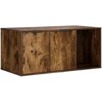 vidaXL Katzenkiste Möbel Räuchereiche 100 x 49 x 45 cm Holzwerkstoff