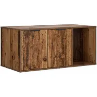 Syfax Katzenkiste Möbel Altholz 100 x 49 x 45 cm Holzwerkstoff