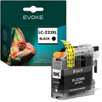 Evoke kompatible Tinte für Brother LC-223 LC223 LC223BK Schwarz 16 ml 480 Seiten DCP-J4120DW J562DW; MFC-J5320DW J4620DW
