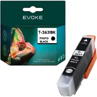 Evoke kompatible Tinte für Epson T2631 2631 C13T26314010 Schwarz 13 ml 590 Seiten Expression Premium XP-510 XP-520 XP-600 XP-605 XP-610 XP-615 XP-620 XP-625 XP-700 XP-710 XP-720 XP-800 XP-810 XP-820