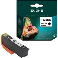 Evoke kompatible Tinte für Epson 33XL T3361 Fotoschwarz 13 ml 640 Seiten Expression Premium XP-530 540 630 635 640 645 830 900 7100