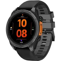 Forever Smartwatch Herren Sportliche mit GPS und AMOLED-Display, Wasserdichtigkeit und Taschenlampe